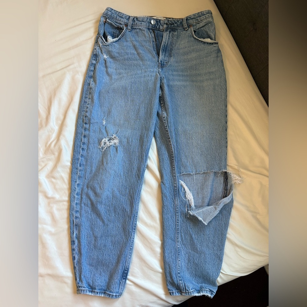 Abercrombie and fitch 80’s mom high rise
